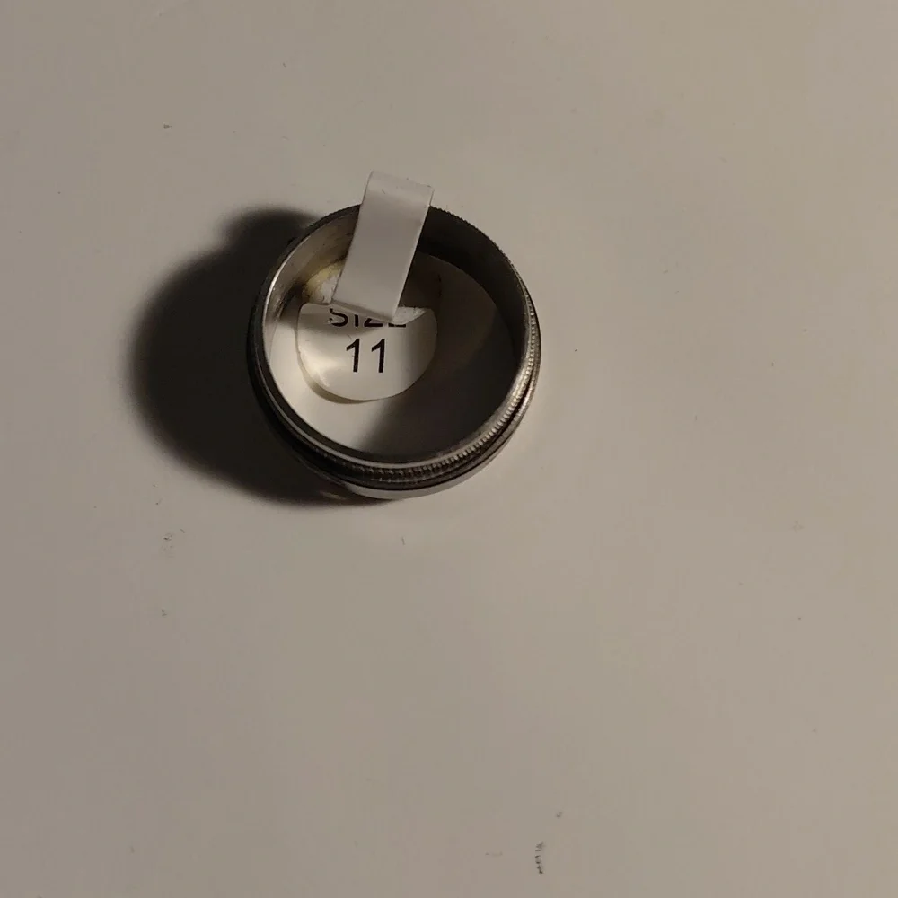Stainless Steel Men Ring Size 11 - Picture 2 of 2